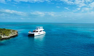 The Half Day Beach BBQ on 51ft Luxury Catamaran in Turks and Caicos Islands
