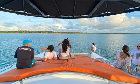 Visit Saona Island and Natural renting our 44' Cruising Catamaran.