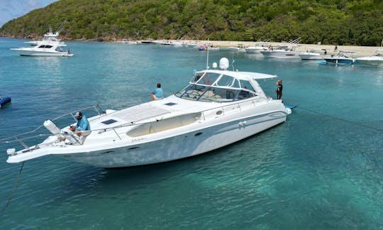 Searay 51' Sundancer Yacht with Captain & Crew in Fajardo Area