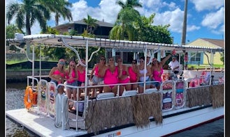 Rent this Tiki Boat for up to 20 people in Fort Lauderdale. Inquire about Mon-Thur deals..