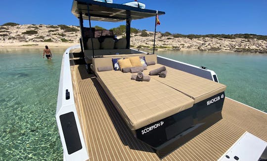 2021 New Super Power Scorpion 40' Beach Club Yacht in Eivissa