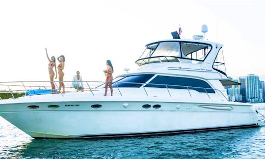 🎉 ASK FOR THE FREE HOUR🎉 ||  🔥 Sea Ray Sedan 50ft