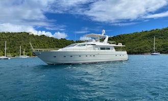 82ft Azimut Mega Luxury Yacht for Private day trip in Charlotte Amalie St. Thomas