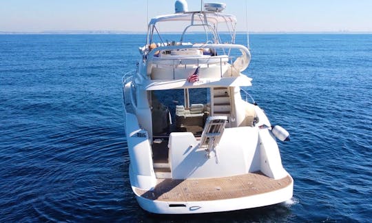 Luxury Aicon Flybridge 65FT Yacht for fun in Marina Del Rey