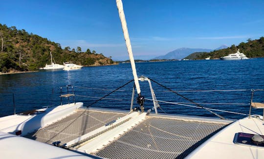 Charter Lagoon 450 with 3 Cabins Sailing Catamaran in Muğla