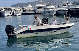 21' Bowrider Day Boat Tour in Capri (all inclusive)