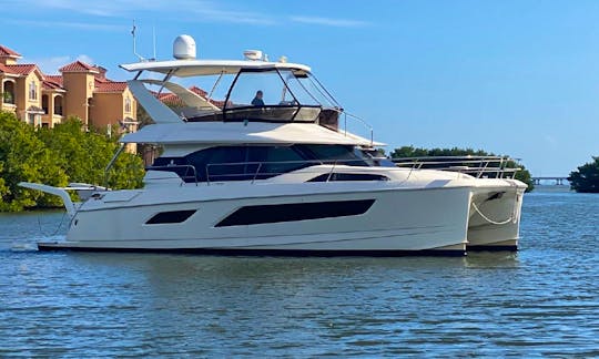 ''Mahalo'' Aquila Power Catamaran Charter in St. Petersburg, Florida