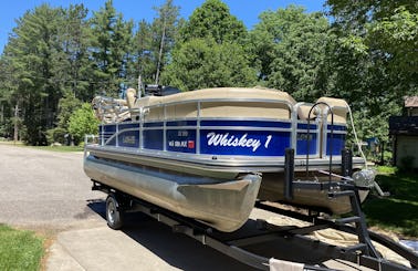 Lowe SS210 Pontoon Boat Delivered to your dock