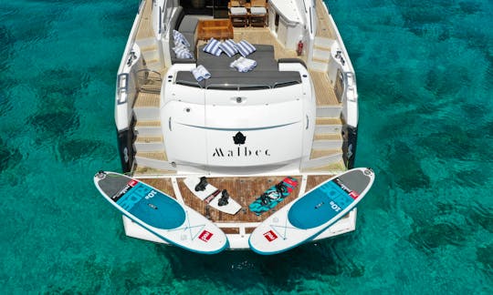 Charter 72' Sunseeker Predator Power Mega Yacht In Islas Baleares, Spain