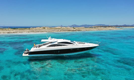Charter 72' Sunseeker Predator Power Mega Yacht In Islas Baleares, Spain