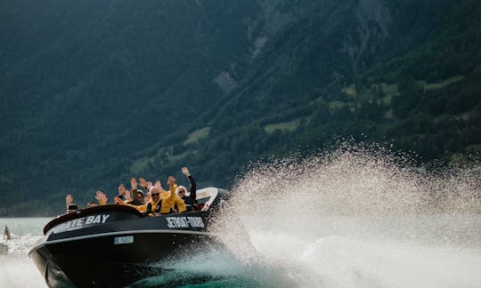 JETBOAT Scenic Waterfall Rides on Lake Brienz