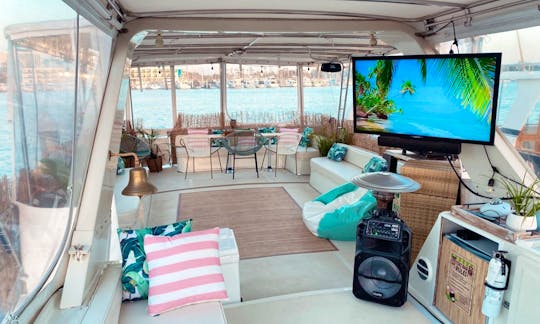 59ft Island Boat! #1 Party Deck, Dance Floor & Karaoke in Marina Del Rey!