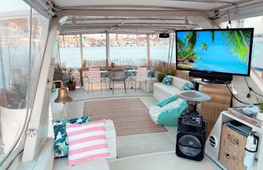 59ft Island Boat MDR: 🥳HUGE Deck 🎤Karaoke 💃Dance Floor 🏈LIVE Sports in Marina Del Rey!