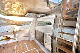 Ferretti 52 Yacht Charter in Ornos, Greece