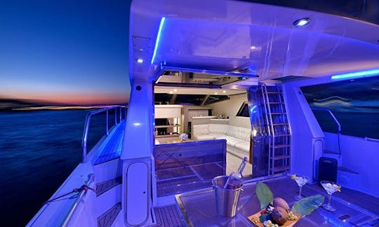 Ferretti 52 Yacht Charter in Ornos, Mykonos