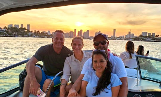 Yacht Celebration! Making Memories in Miami / Restroom & Kitchen on Board! 