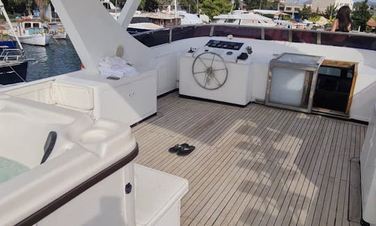 Graceful 100' Alfamarine 'Majesty' Power Mega Yacht in Elefsina, Greece