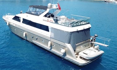 Falcon 85S Power Mega Yacht for charter in Muğla!