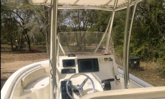 Cobia 220 Center Console for Fishing and Cruising Trips in Summerdale Alabama