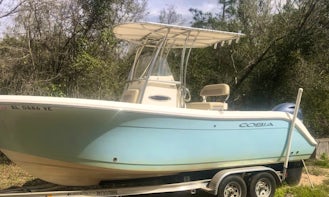 Cobia 220 Center Console for Fishing and Cruising Trips in Summerdale Alabama