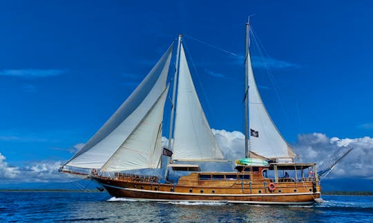 Custom Gulet 100' wooden sail ship in Quepos/Manuel Antonio