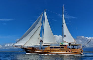 Custom Gulet 100' wooden sail ship in Quepos/Manuel Antonio