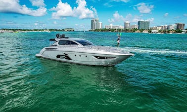 70' Azimut - D'Padron II Yacht for Charter in Miami Beach, Florida!