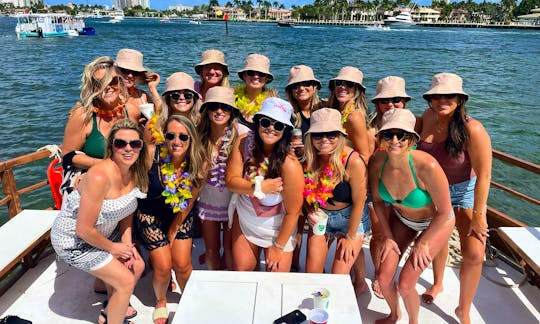 Paradise Tiki Themed Party Boat in Fort Lauderdale, Florida