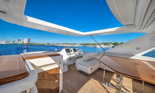 Charter the 70ft Azimut Power Mega Yacht in Miami