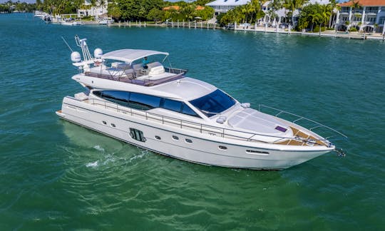 660 Ferretti Luxury Yacht For Rent in Miami