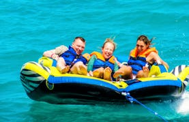 Enjoy Donut Ride Watersports with 2020 Sea Ray Deckboat in Dubai