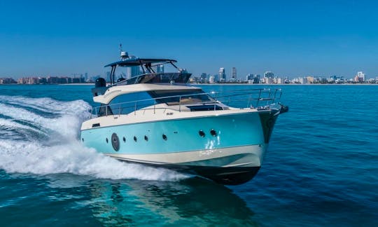65Ft 2016 Beneteau Luxury Party Yacht with Flybridge available in Miami FL