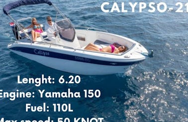 Salmeri Calypso 21 Deck Boat Rental in Fažana, Croatia