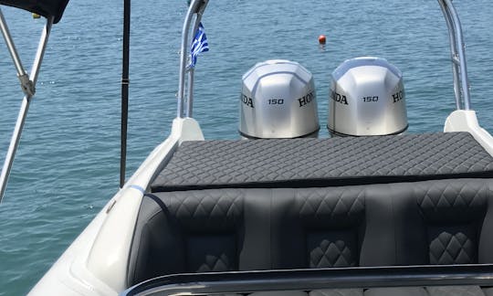 Cobra Royal 9m RIB Boat Rental in Sivota, Greece