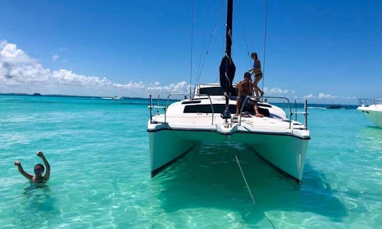 PRIVATE CATAMARAN ⛵️ SAILING TO ISLA MUJERES 🏝️