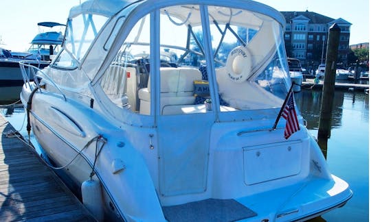 32' Bayliner Cierra Motor Yacht Cruising Emerald Bay, Newport Beach & Catalina