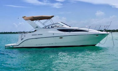 Croisière en yacht à moteur Bayliner Cierra de 32 pieds sur Emerald Bay, NewPort Beach ☀️