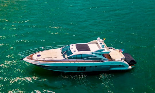 Charter this Beautiful Azimut 62s Motor Yacht recently refitted in Cartagena de Indias, Bolívar