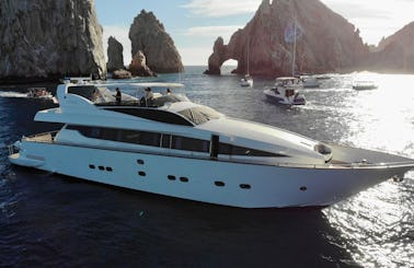 Italian Yacht AVANTE 97 Ft Mega Yacht Charter in Cabo San Lucas!