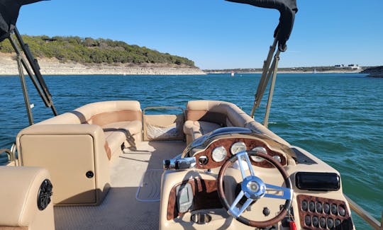 Party Cove Pontoon  Rental on Lake Travis, ATX