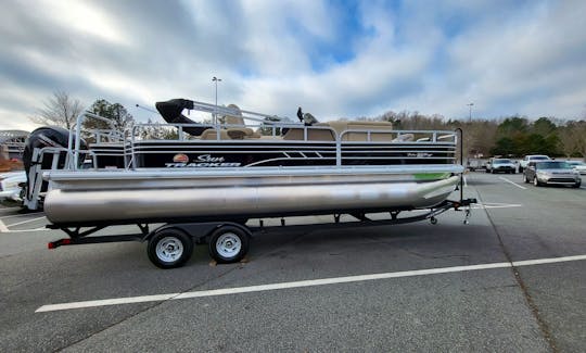 2022 Suntracker Fishing Barge for rent in Mount Holly