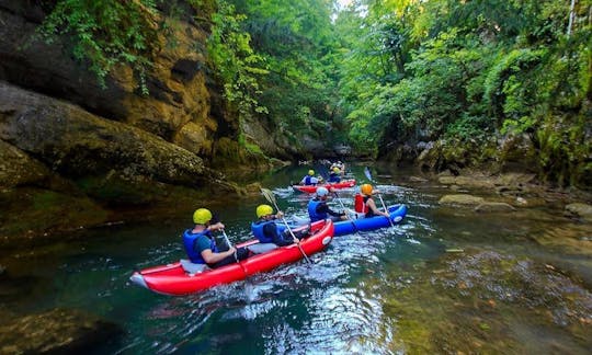 Rafting on the River Cetina