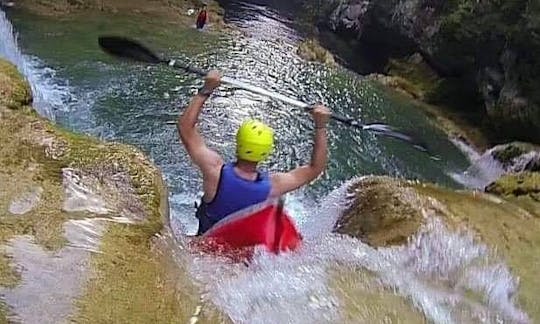 Rafting on the River Cetina