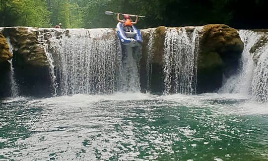 Rafting on the River Cetina