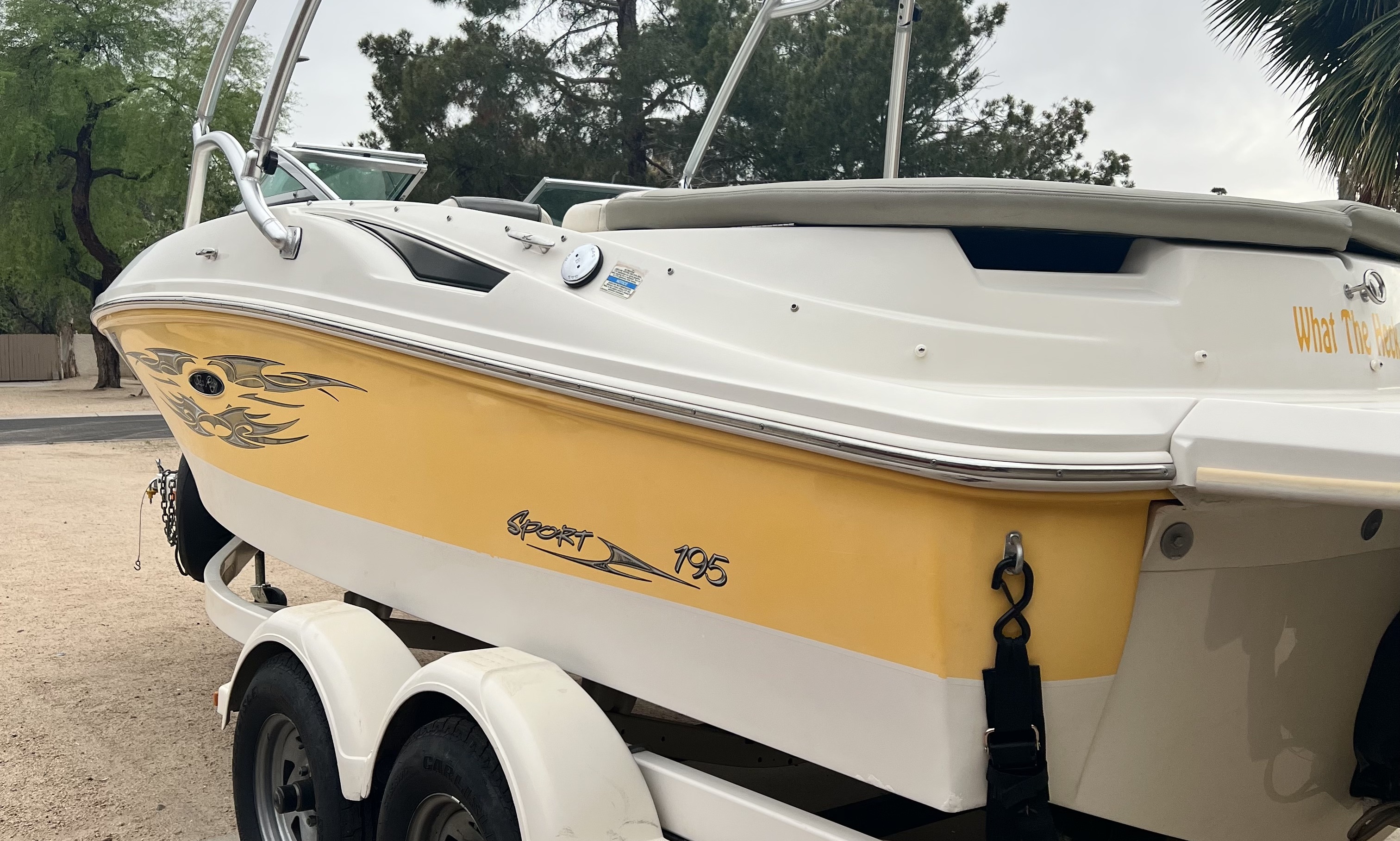 Sea Ray 185 / 195 Sport Bowrider Heavy Duty Trailerable boat