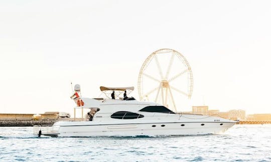 Splendid 72ft Luxury Motor Yacht for rent in Dubai, UAE