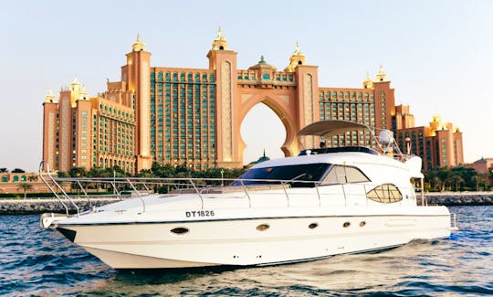 Splendid 72ft Luxury Motor Yacht for rent in Dubai, UAE