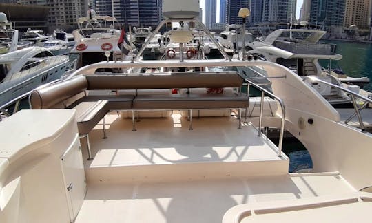 Splendid 72ft Luxury Motor Yacht for rent in Dubai, UAE