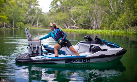 Go fishing with new Sea Do Fish Pro Jet Ski for rent in Melbourne