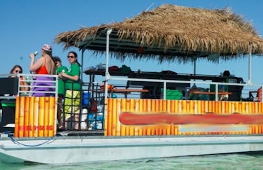 Rent this 6 Person Tiki boat in Destin and Crab Island